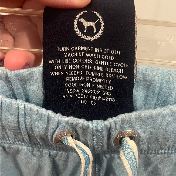 Rare Y2K Baddie PINK Victoria's Secret lounge pants PINK Athletics Large 2009 - Picture 4 of 11